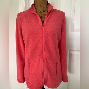 LL Bean fleece full zip up. Size Medium.